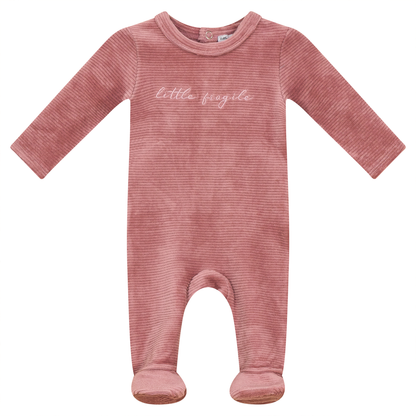 Velour Ribbed Onesie