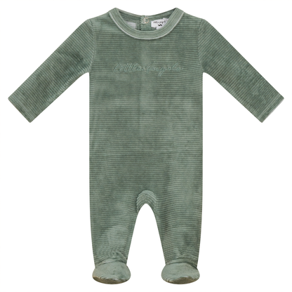 Velour Ribbed Onesie