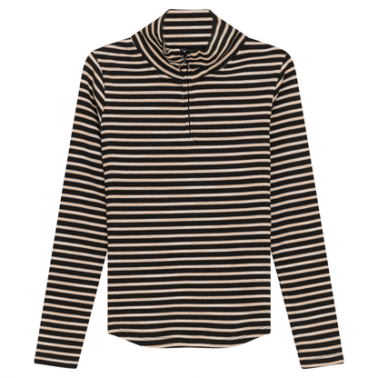 Stripe Waffle Knit Top