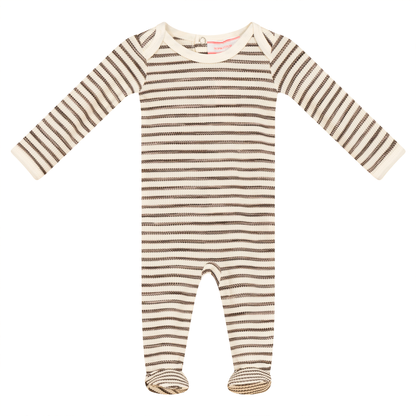 Stripe Waffle Knit Onesie