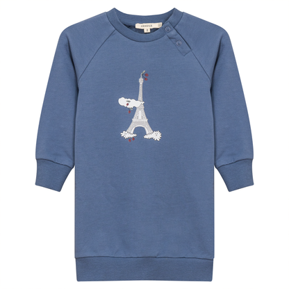 Eiffel Tower Print Bubble Dress
