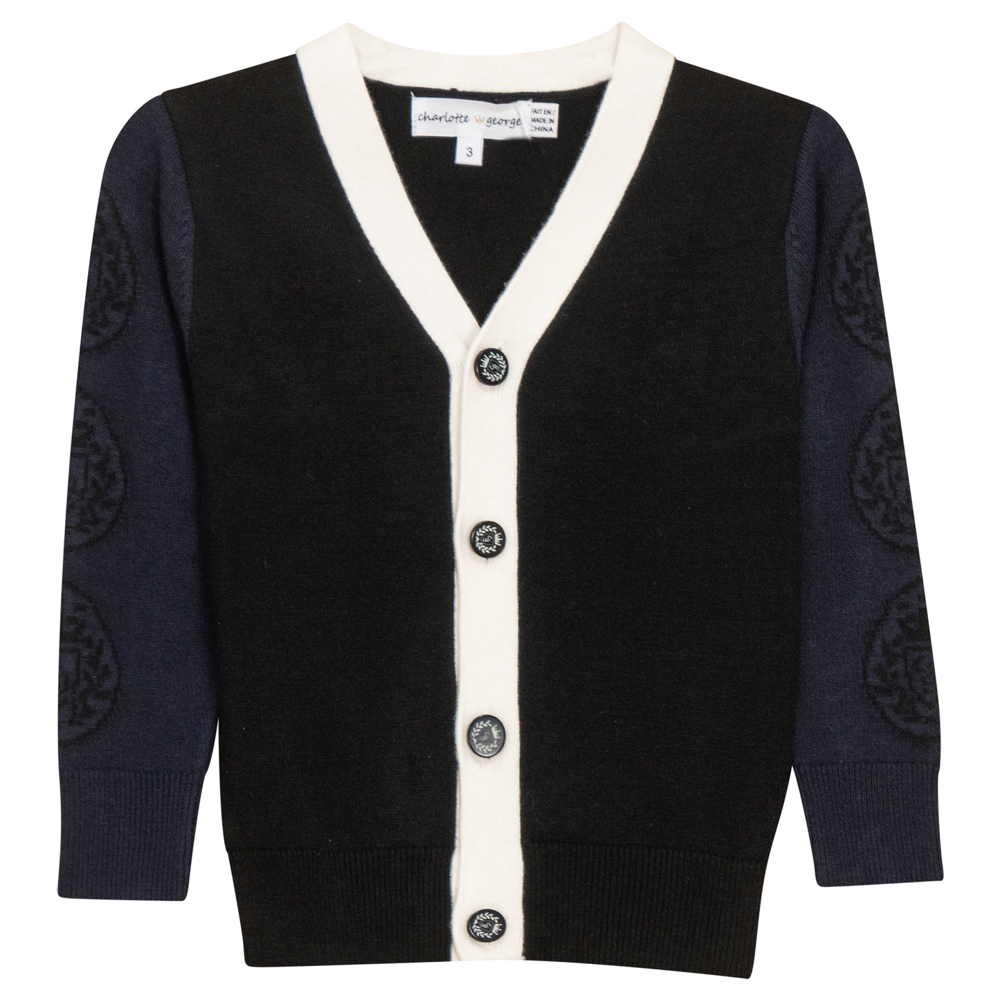 Crest Knit Cardigan