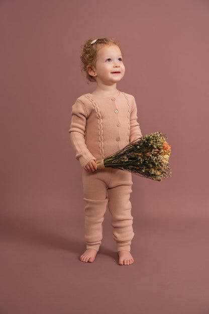 Garter Knit 2Pc Set