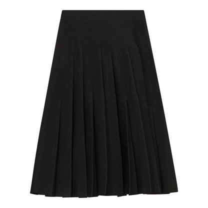 Knit Pleated Skirt