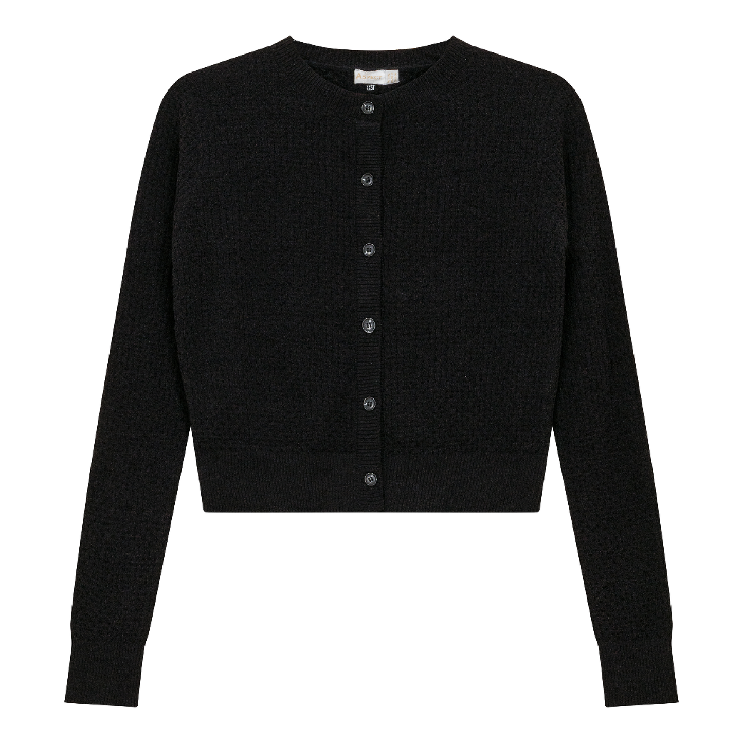 Textured Knit Crop Cardigan