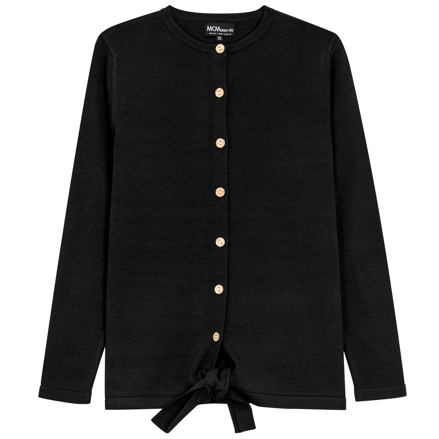 Maternity Tie Knit Cardigan