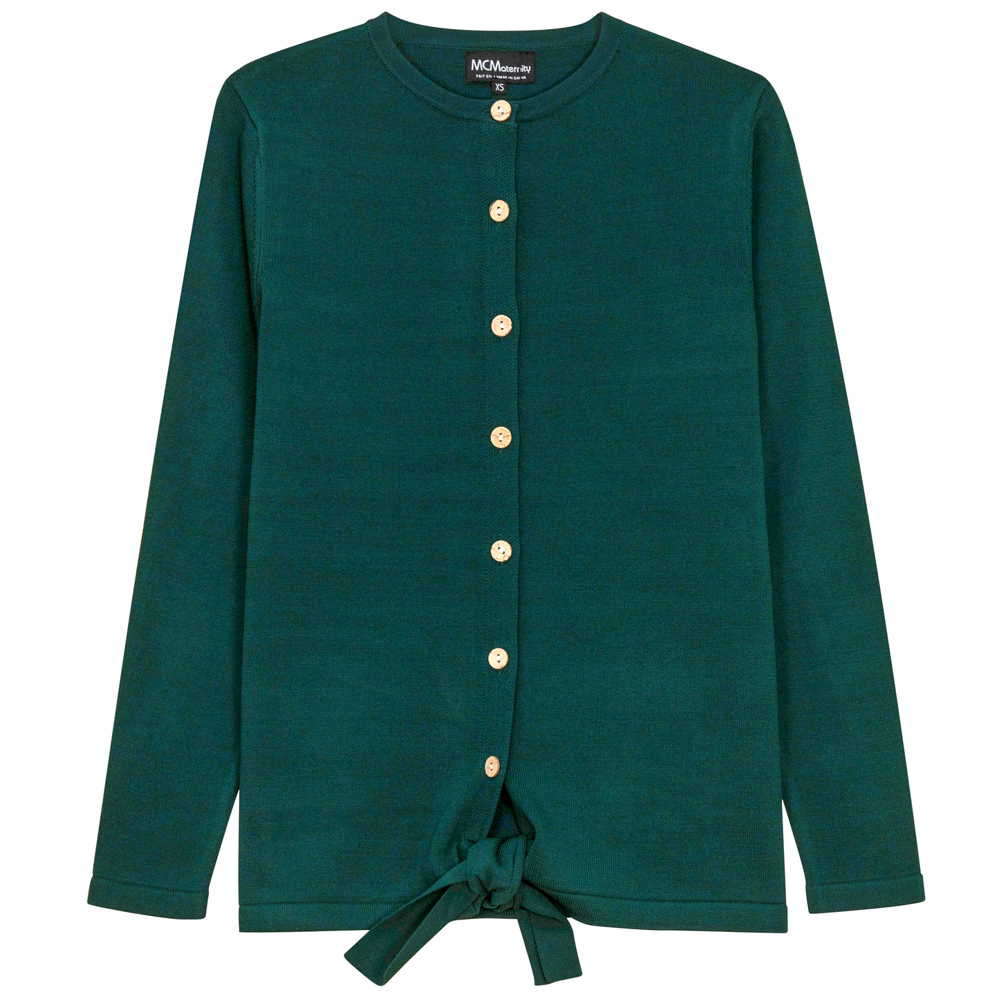 Maternity Tie Knit Cardigan
