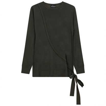 Maternity Fake Wrap Sweater