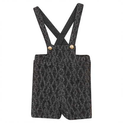 Textured Knit Overall
