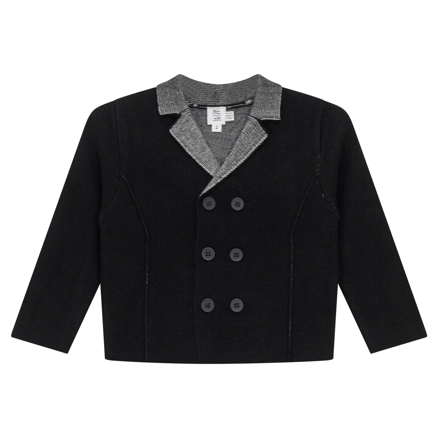 Double Breated Knit Blazer