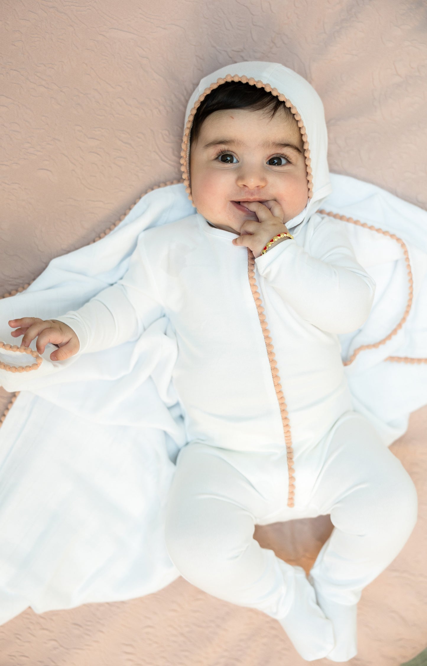 Pom Pom Trim Swaddle