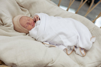Pom Pom Trim Swaddle