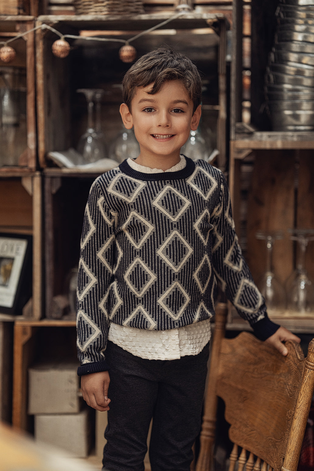 Diamond Knit Sweater