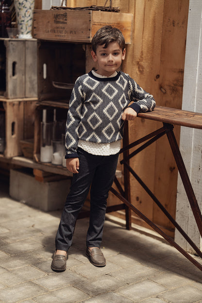 Diamond Knit Sweater