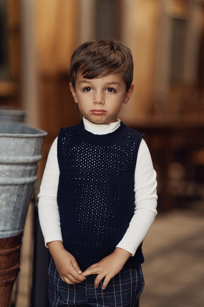 Crochet Knit Vest