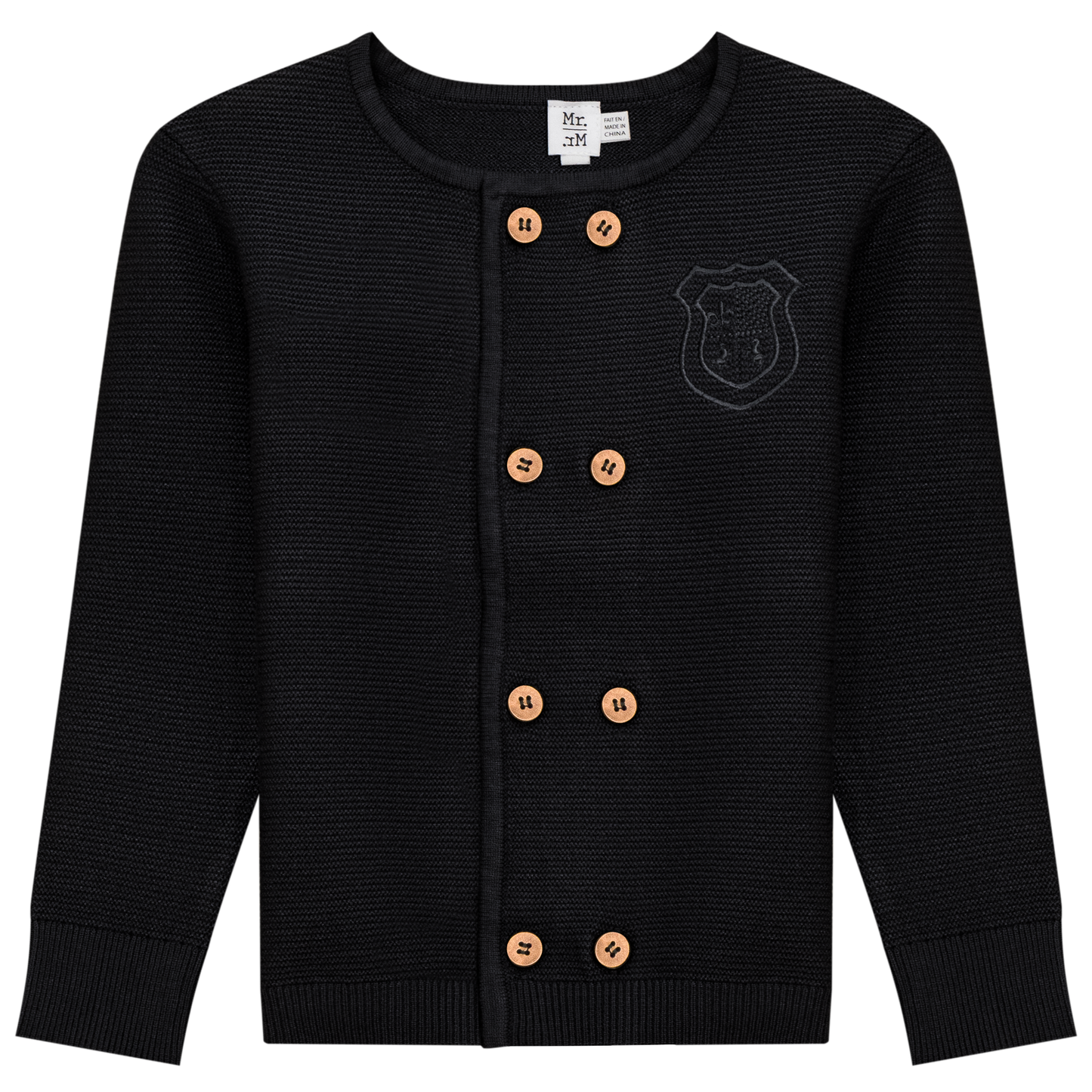 Double Breasted Knit Cardigan