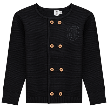 Double Breasted Knit Cardigan
