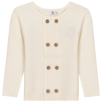 Double Breasted Knit Cardigan