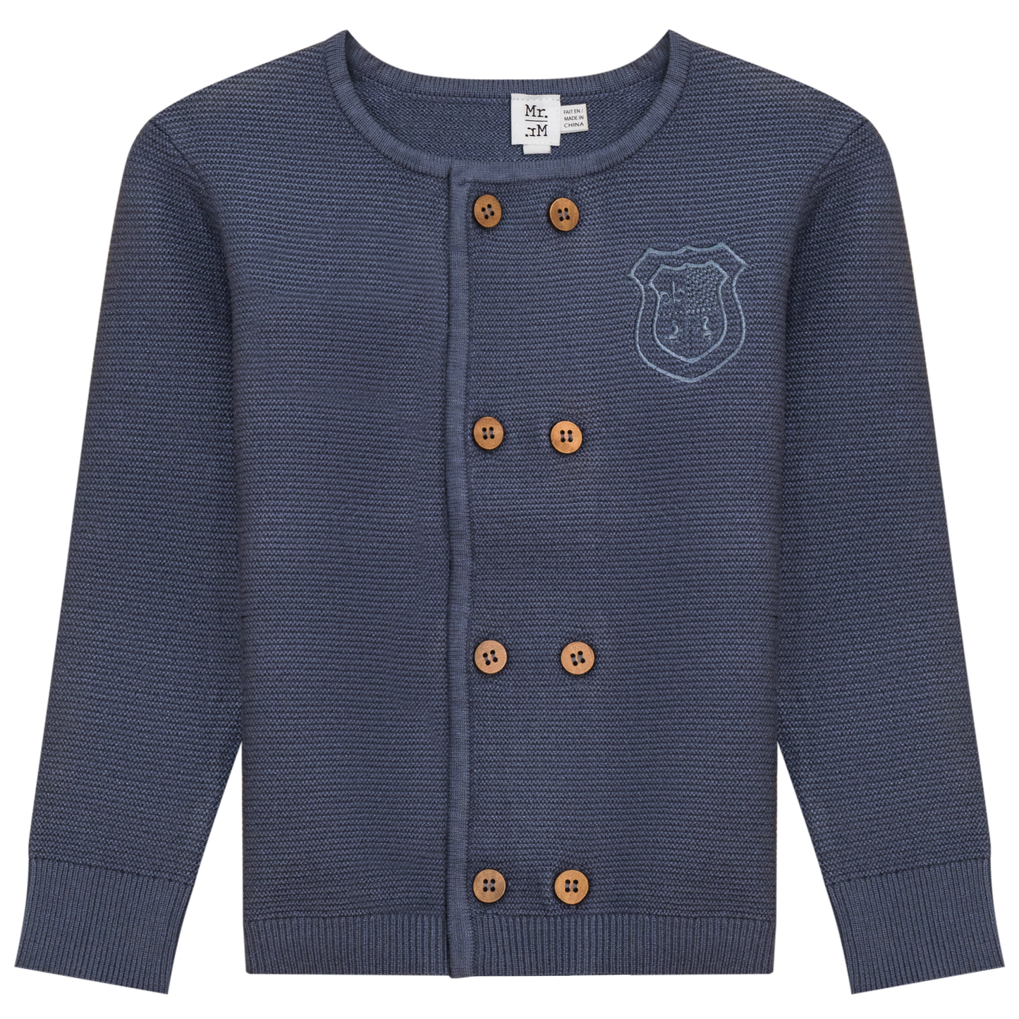 Double Breasted Knit Cardigan
