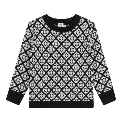 Jacquard Knit Sweater
