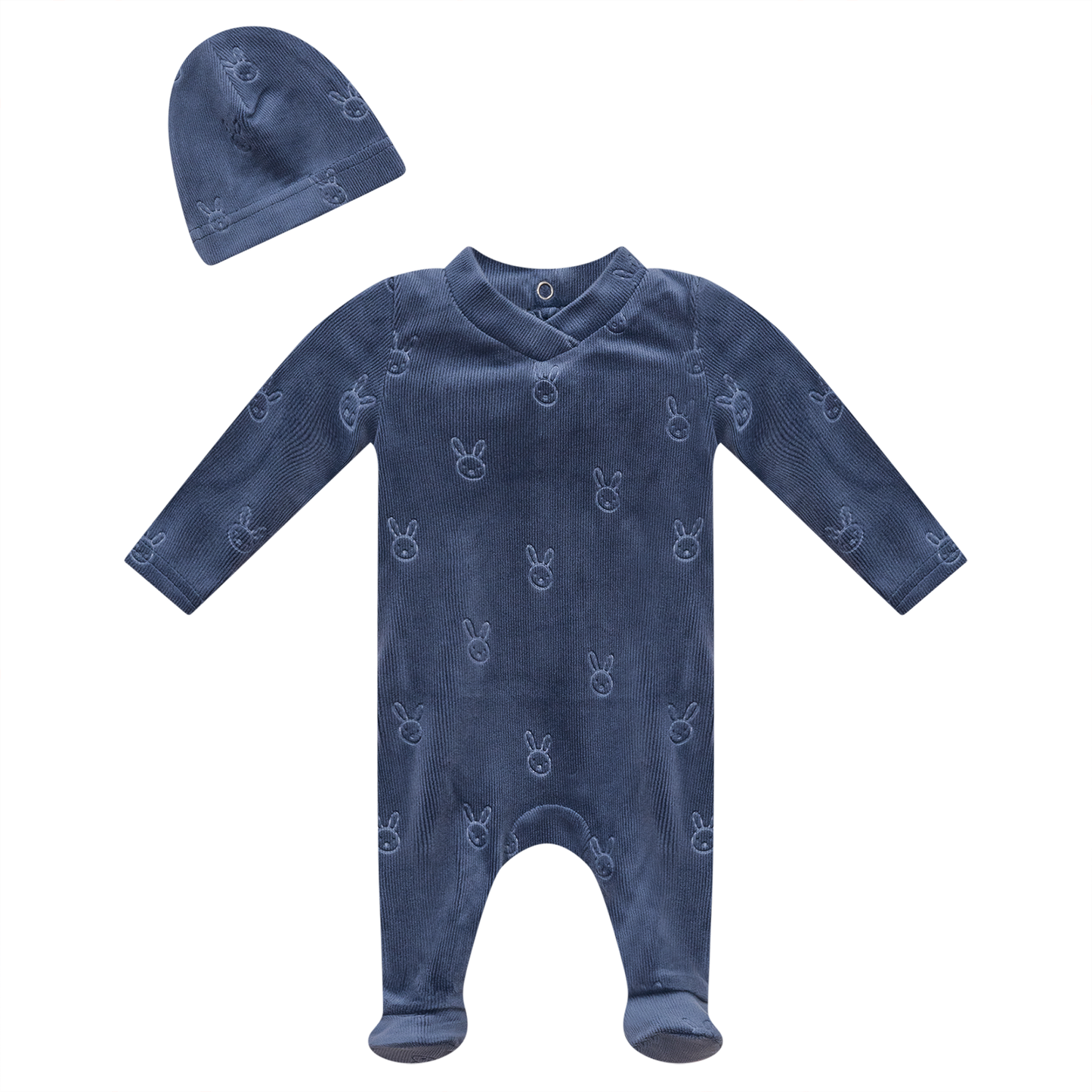 Bunny Motif Onesie Set