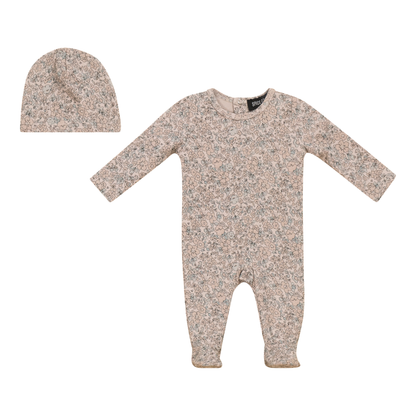 Floral Printed Onesie Set