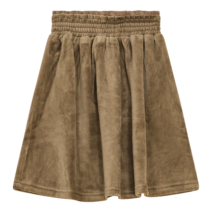 Velour A-Line Skirt