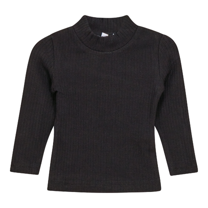 Ribbed Mock Neck Top