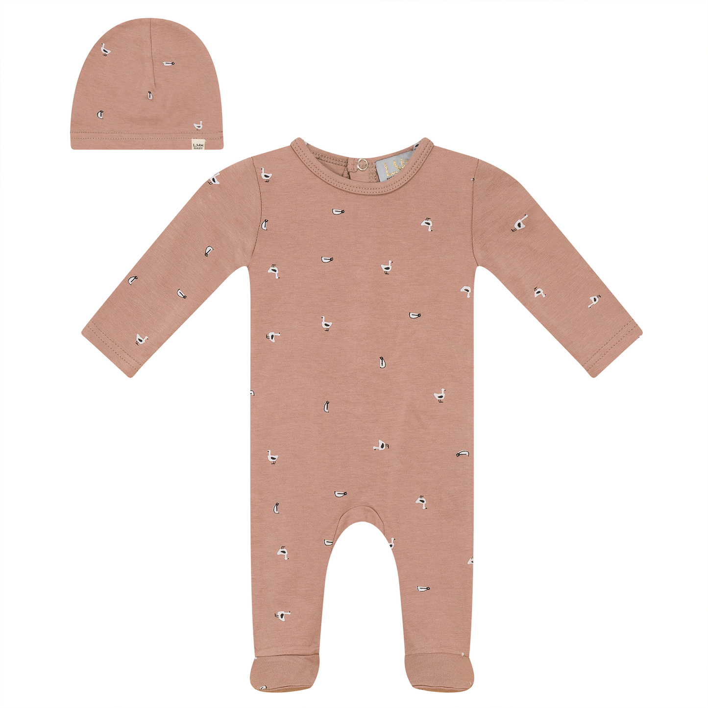 Penguin Printed Onesie Set