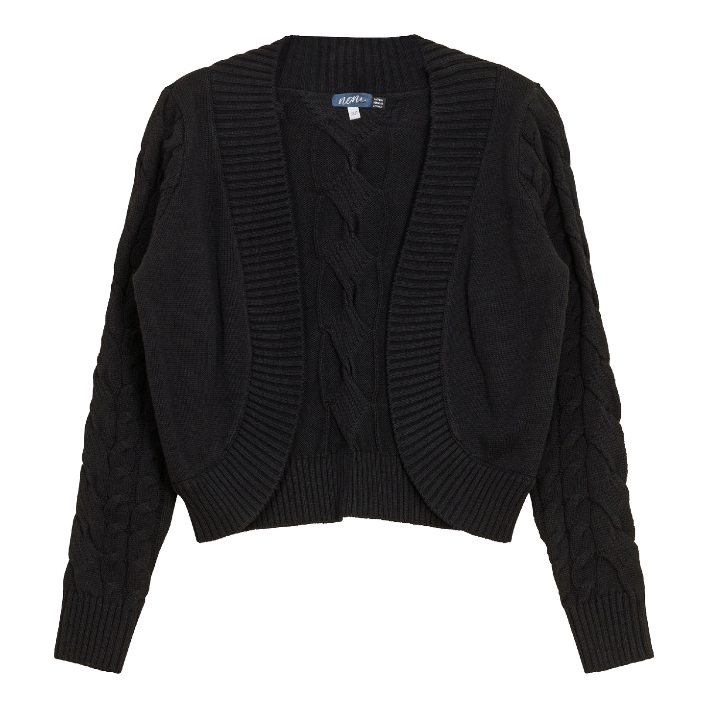 Cable Knit Crop Cardigan