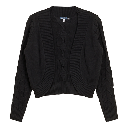 Cable Knit Crop Cardigan