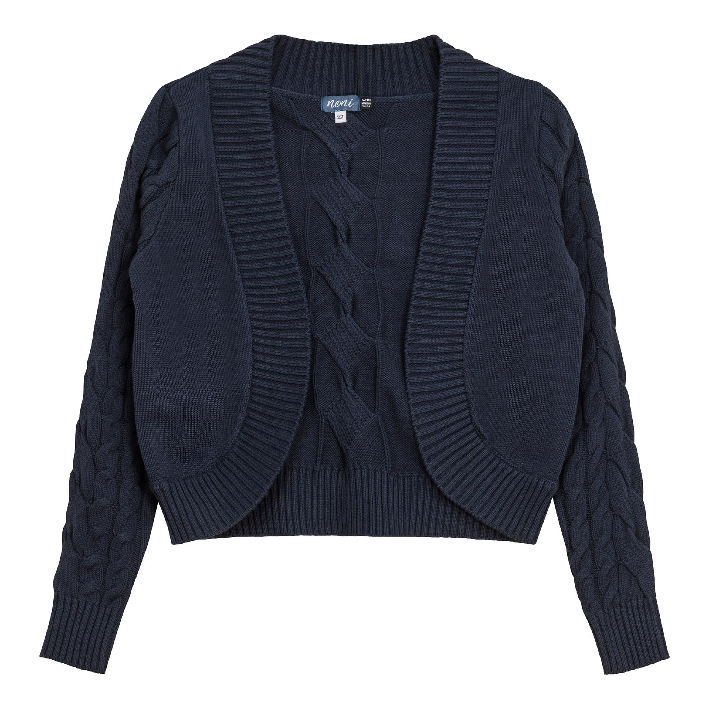 Cable Knit Crop Cardigan