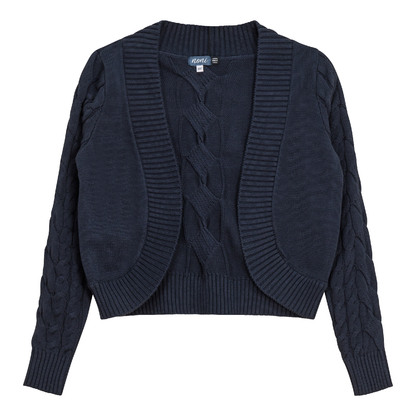 Cable Knit Crop Cardigan