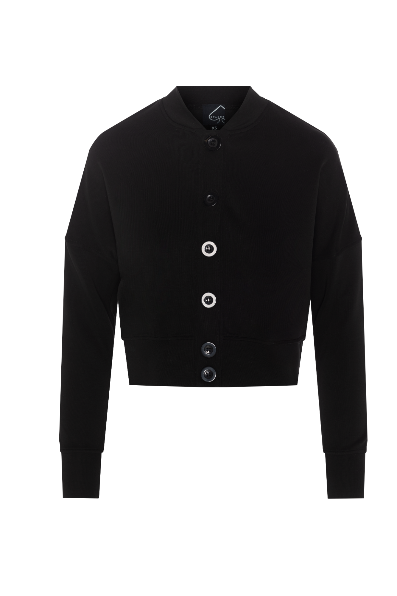 Cropped Sweatshirt Cardigan