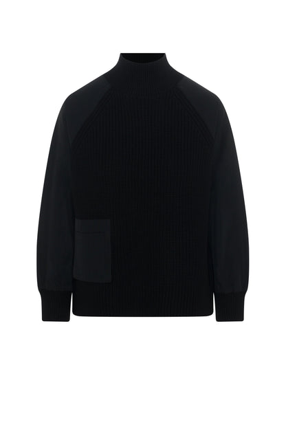 High Neck Raglan Sweater