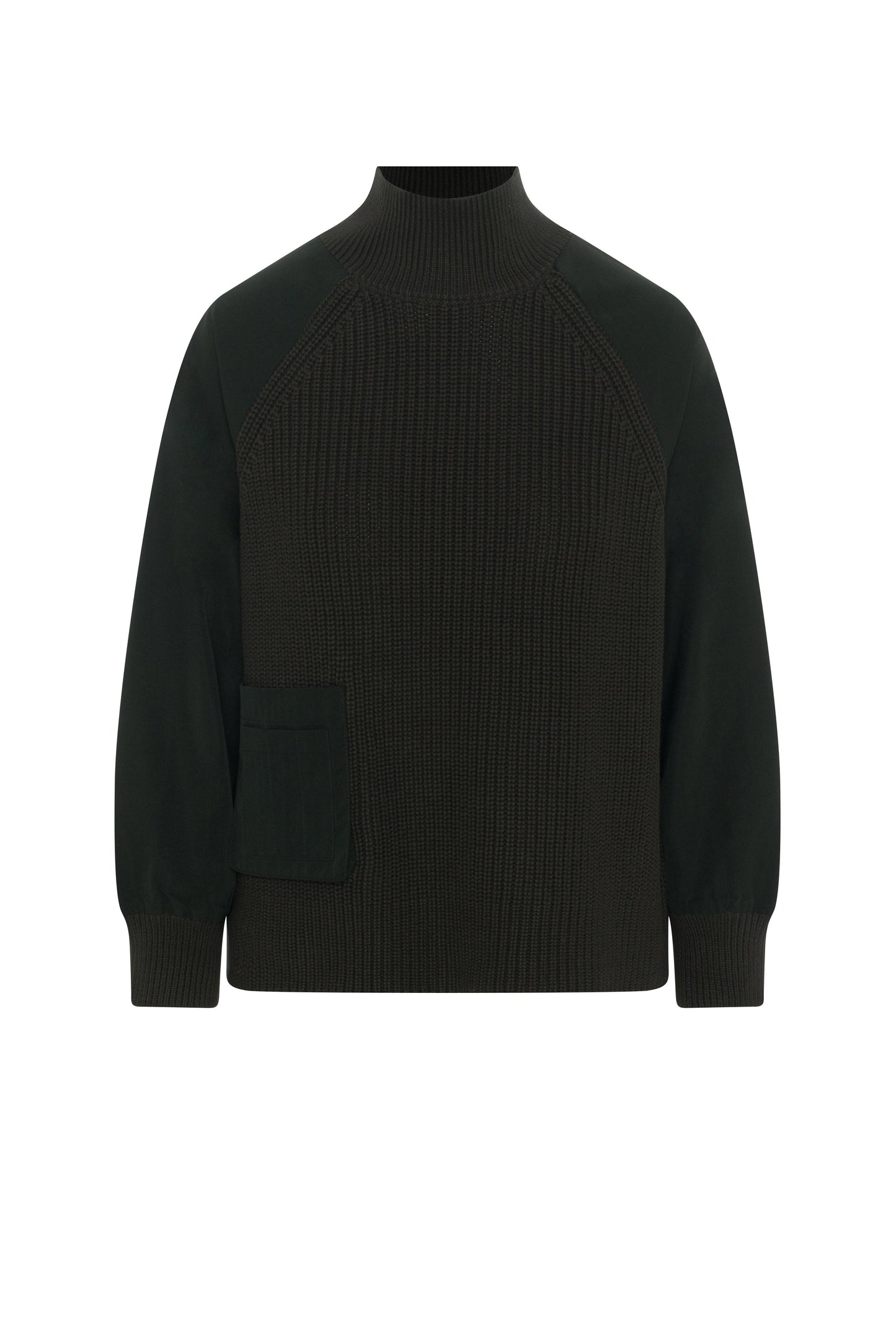 High Neck Raglan Sweater