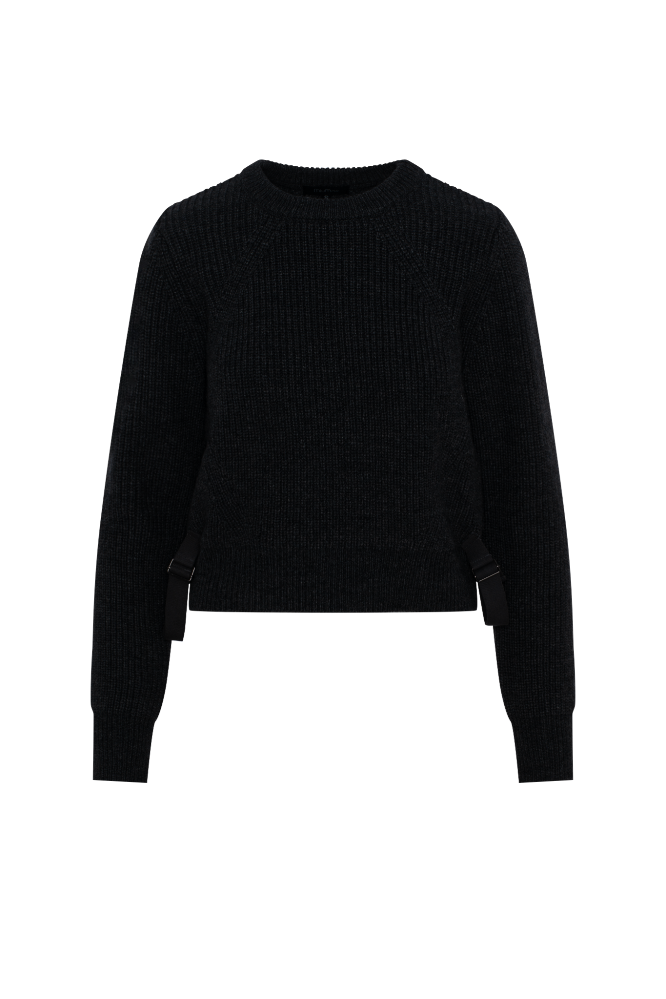 Cropped Belt Sweater