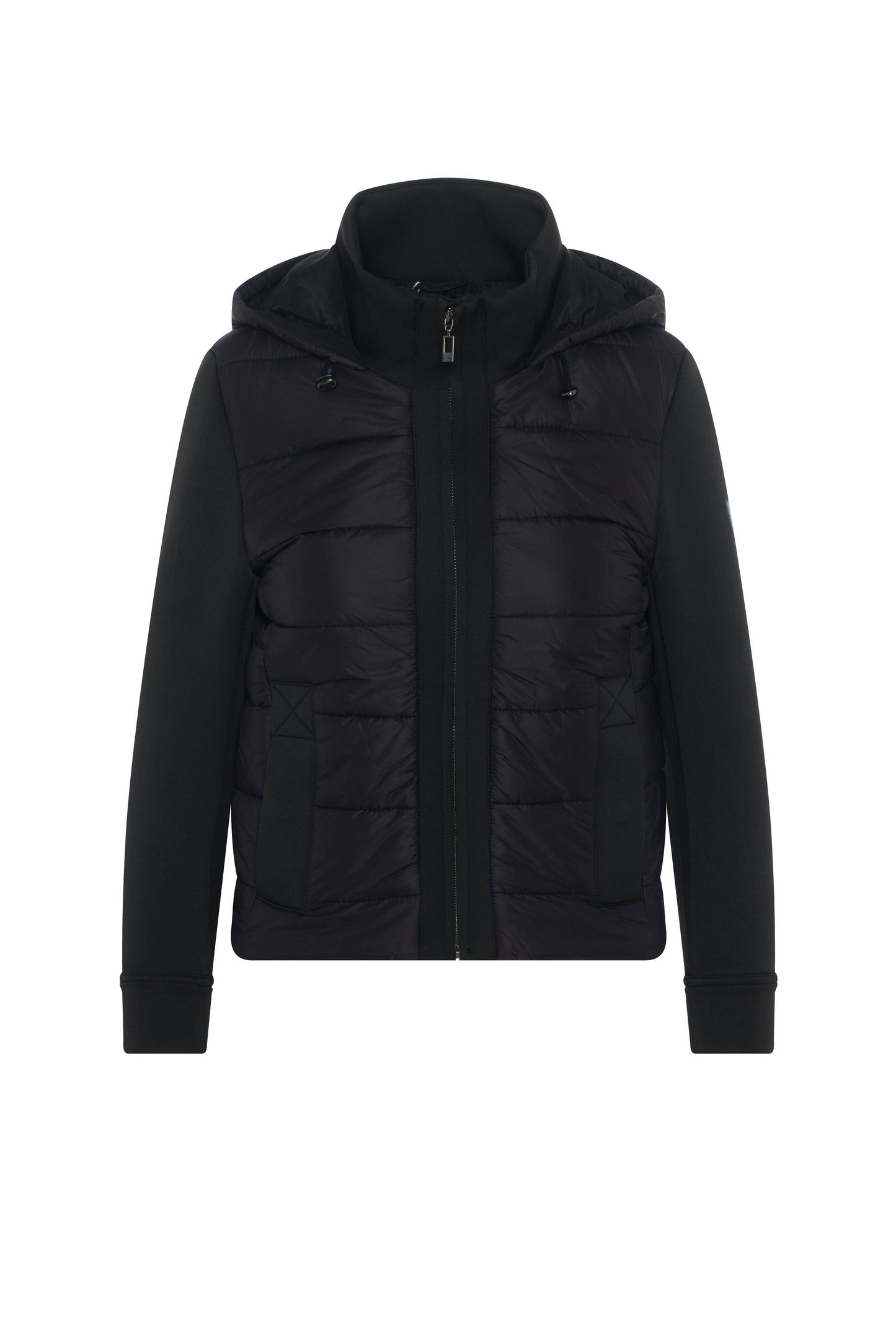 Quilted Combo Bomber Jacket