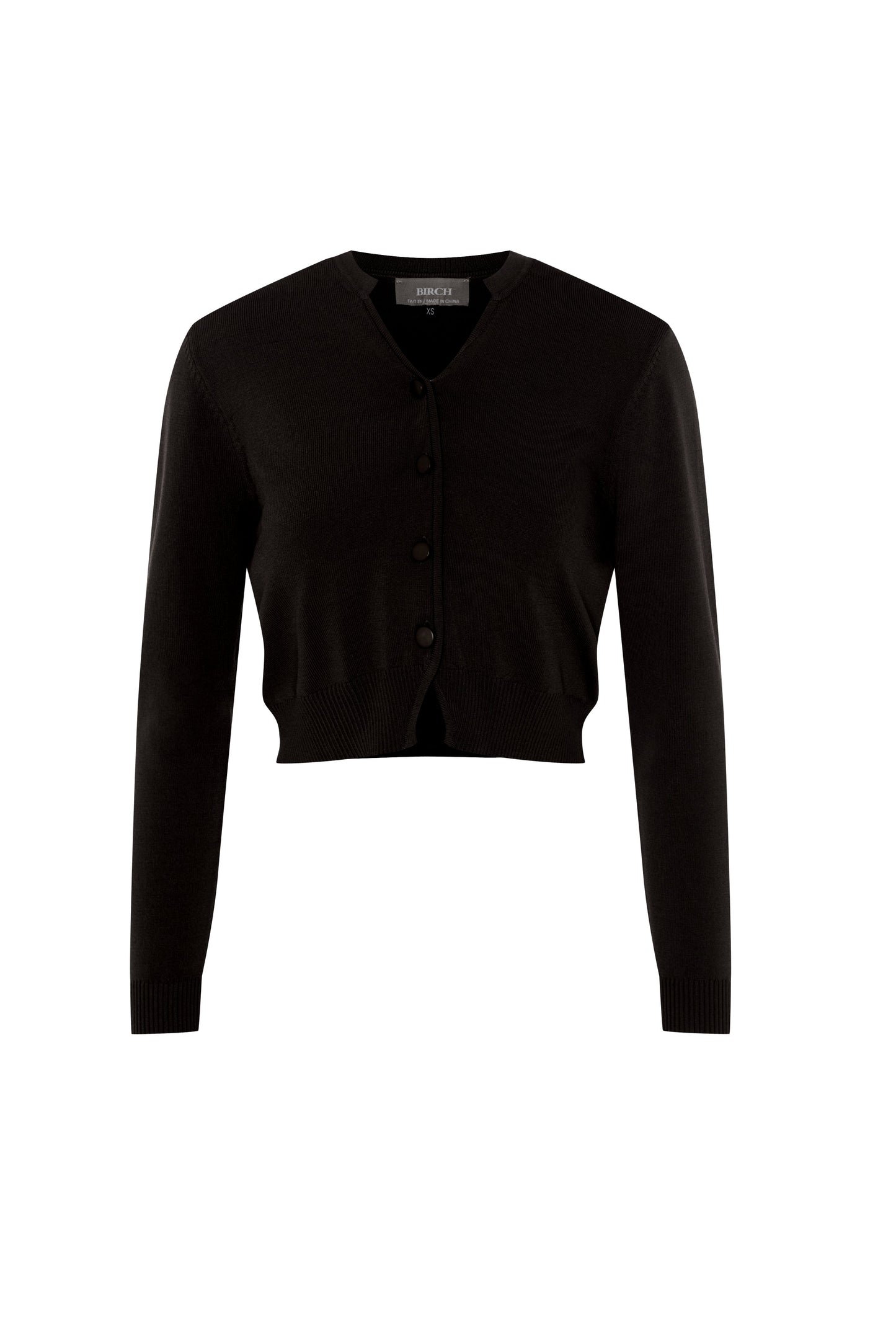 Cropped Open Knit Cardigan