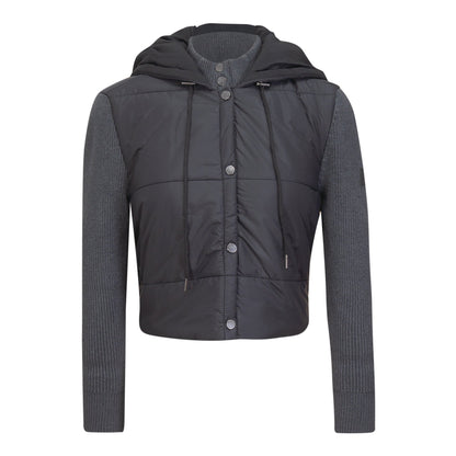 Quilted Sweater Combo Jacket