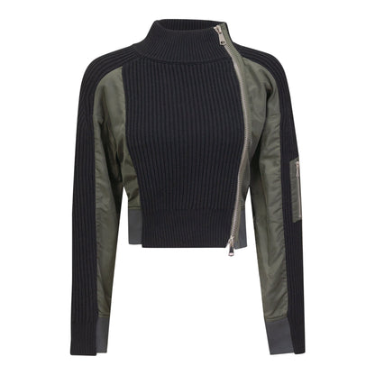 Heavy Knit Sweater Jacket