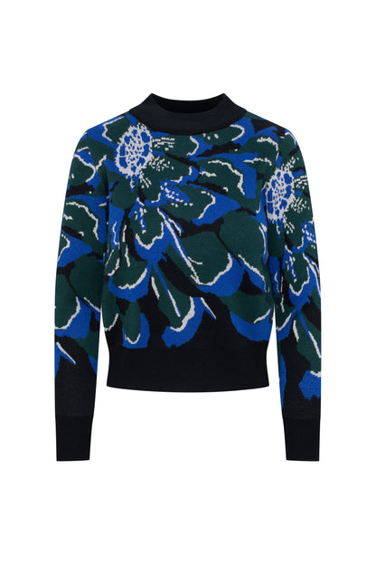 Floral Knit Sweater