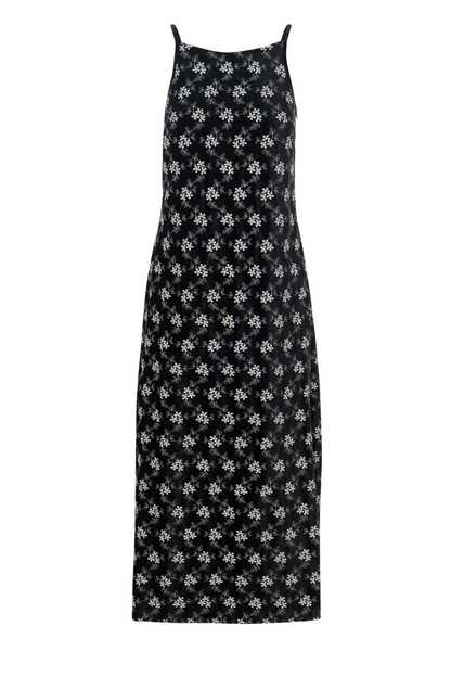 Velvet Embroidered Midi Jumper