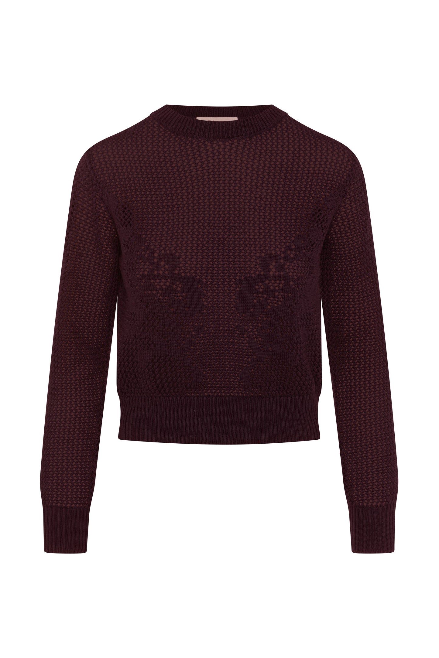 Crochet Design Cropped Sweater