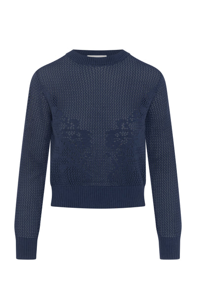 Crochet Design Cropped Sweater