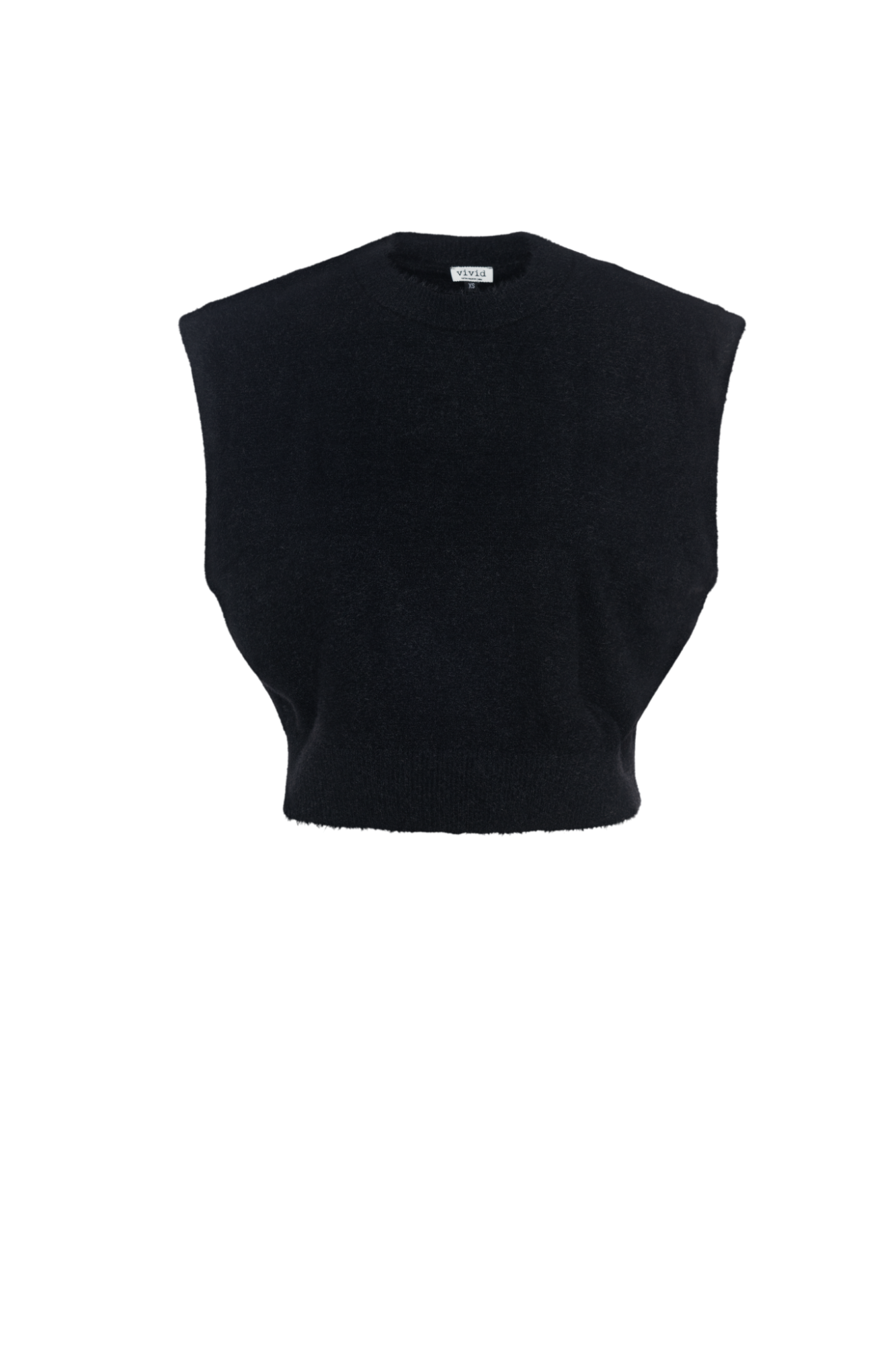 Cropped Mohair Vest