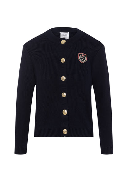 Emblem Knit Cardigan
