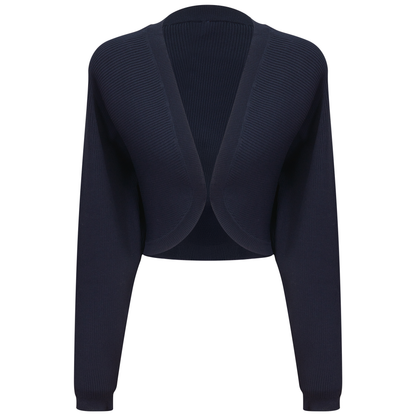 Cropped Knit Open Bolero