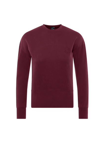 Ribbed Embroidery Sweatshirt