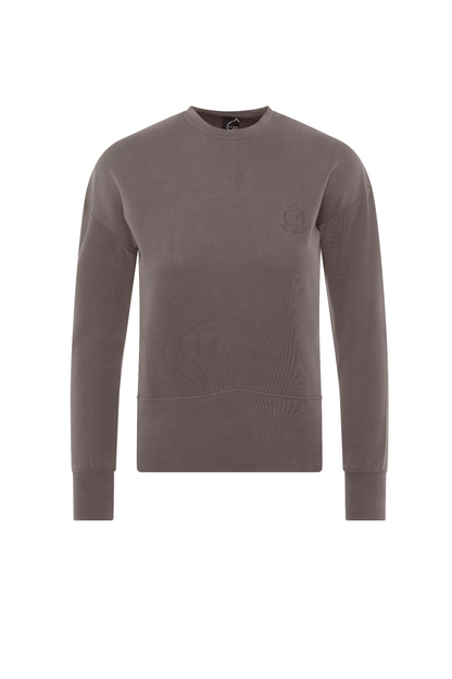 Ribbed Embroidery Sweatshirt